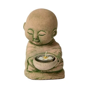 Thai Monk Candleholder - Picture 1 of 1