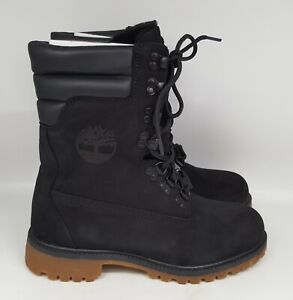 TIMBERLAND SUPER BOOT W/FUR BLACK A1UCY