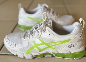 Womens ASICS Gel Quantum 180 White Hazard Green Size US10 26.5CM - Bild 1 von 7