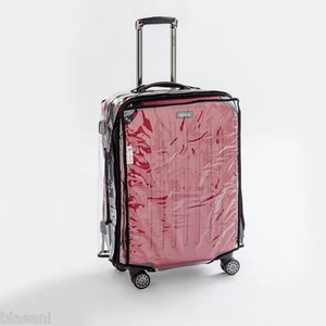 Blasani™ "M" Luggage Cover Protector Suitcase Clear PVC Cover Fits 24"~25" Bags - Picture 1 of 9