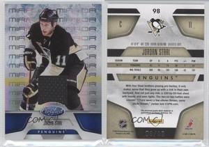 2011-12 Certified Mirror Blue Materials /99 Jordan Staal #98