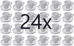 24 Piezas Taza y Platillo de Espresso, Espresso, Porcelana 0.09 l - Imagen 1 de 3