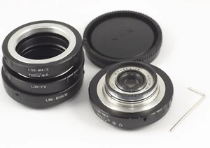 INDUSTAR 69 F/2.8 28mm LENS ADAPTED SONY E FUJIFILM FX MICRO 4/3 MFT CANON M (2) - Picture 1 of 9