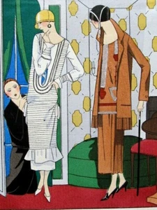 Art Gout Beauté Chez Bernard Schablone 1924 Art-Dec Ausschnitte - Bild 1 von 4