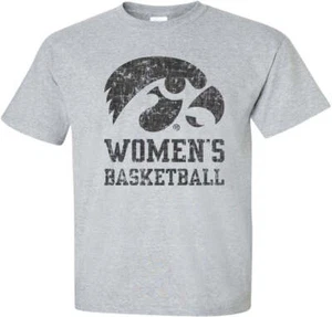 Camiseta Tigerhawk Mujer Baloncesto - Iowa Hawkeyes Gris Claro - Imagen 1 de 9
