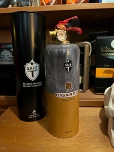 Safe T Design Feuerlöscher, Cohiba Optik, 1kg Pulverlöscher inkl. Manometer, ABC - Bild 1 von 5