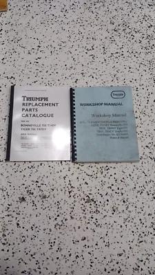 Triumph 1973 fecha repuestos, 1971-1973 manual taller unidad construcción Foto 1 de 4