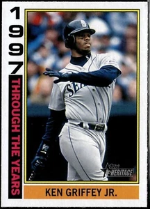 2025-1997 Topps Heritage Now MLB Baseball Ken Griffey Jr. Chrome Refractor SP - Picture 1 of 2