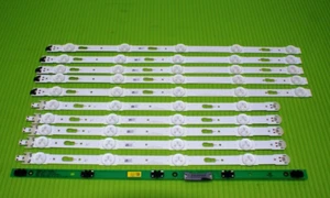 SET RETROILLUMINAZIONE LED COMPLETO PER SAMSUNG UE40KU6100K TV 40" S_5U75_40_FL_R05_REV1.4 - Foto 1 di 5