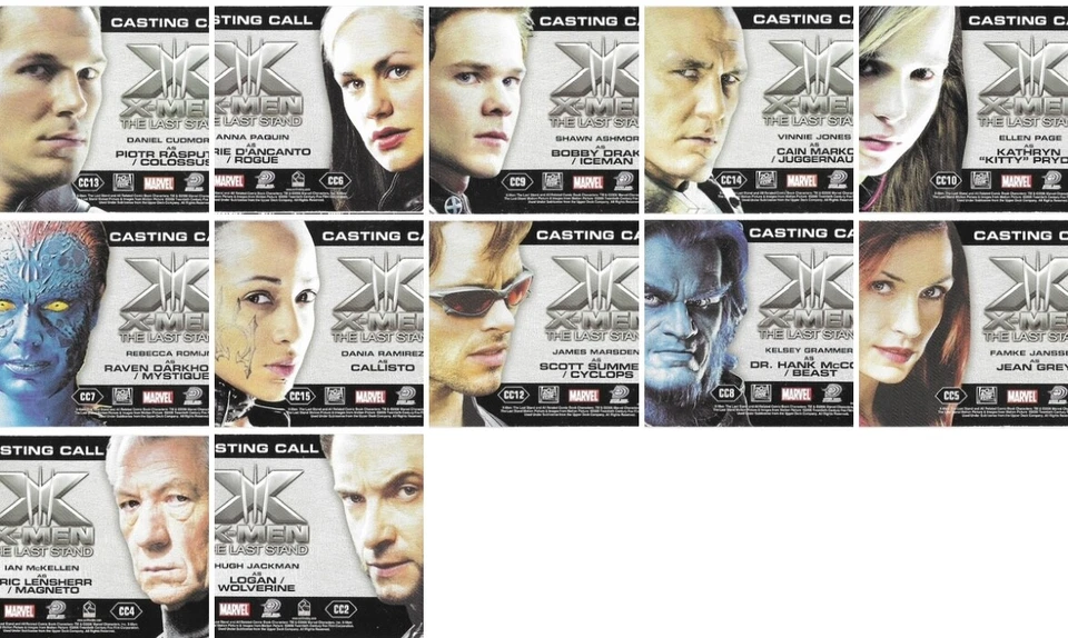 U-Pick - X-Men: The Last Stand - Casting Call Card X-Men 3 The Movie - Image 1 of 1