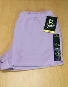(4x)-- Art Class Girls Lavender Cut-off NWT Sweat Shorts Large 10/12 Pockets - Picture 1 of 5