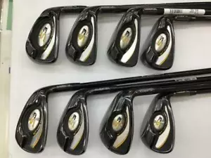 COBRA S3 JAPAN MODEL 8PC Tour-AD R-FLEX IRONS SET GOLF CLUBS nwo Tiger Woods 32 - Picture 1 of 4