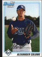 2010 Bowman Prospects Baseball Black #BP43 Alexander Colome
