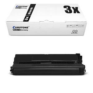 3x Eurotone ECO Toner SCHWARZ XXL kompatibel f�r Brother Mf�-9970-CDW - Picture 1 of 3