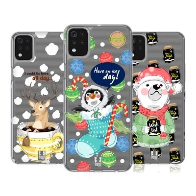 FUNDA DE GEL SUAVE HEAD CASE DESIGNS ANIMALES NAVIDAD PARA TELÉFONOS LG 1 Foto 1 de 4