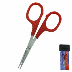 SMALL SCISSORS SHEARS FOR GROOMING MEN WOMEN BEARD, EAR, EYEBROW, NOSE, NAILS - Picture 1 of 5