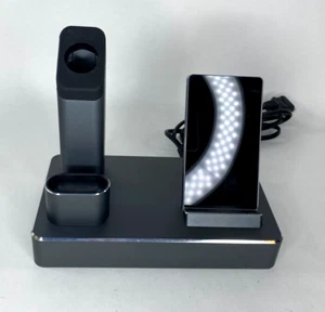 3 in 1 Kabellose Ladestation für iPhone Apple Watch Airpods plus 3 USB Ports - Bild 1 von 7