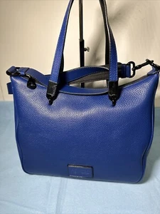 Marc Jacobs M0007267 Ligero EW True Blue Leathe Tote Bag - Picture 1 of 18