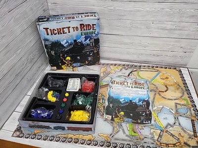 Ticket To Ride Europe Board Game Days Of Wonder 2-5 Players 8+ Complete. PP - Image 1 of 4