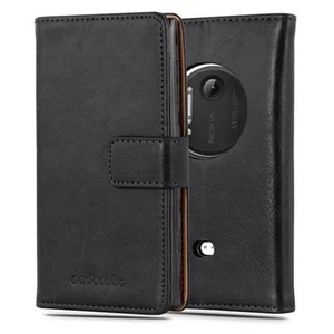 Case for Nokia Lumia 1020 Protection Wallet Cover Magnetic Luxury Book - Picture 1 of 16