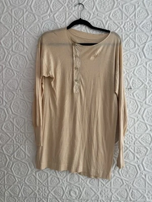 Antique 1920s 1900s Silk Long John Shirt Undershirt- - Image 1 of 4