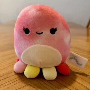 Squishmallows Orzella der Oktopus Meer Plüschtier rosa weich matschig Stofftier 5 Zoll - Bild 1 von 5