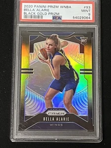 Bella Alarie 2020 WNBA Panini Prizm BLACK GOLD #'d /5 #93 RC Dallas Wings - Picture 1 of 1
