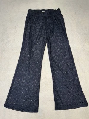 Pantalones para mujer J. Valdi medianos azul marino playa salón Foto 1 de 4