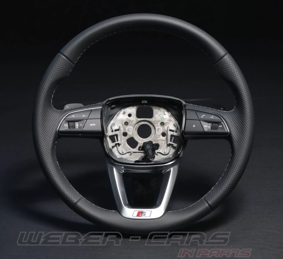 80A419091CF Volant En Cuir Tiptronic Multifonction JAH OEM Audi Q5 SQ5 FY S-LINE - Photo 1/4