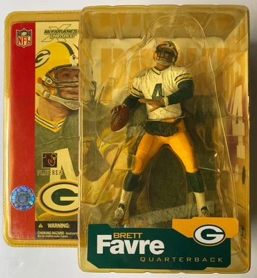 Figura Brett Favre McFarlane Green Bay Packers Serie 4 Persecución y Serie 7 Foto 1 de 4