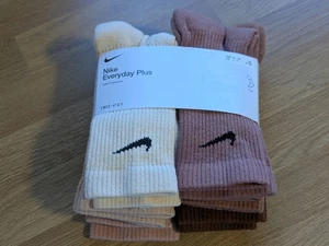 Nike Everyday Plus Cushioned Training Crew Socks 6 Pairs - Small 2-5 UK RRP £25 - Picture 1 of 7