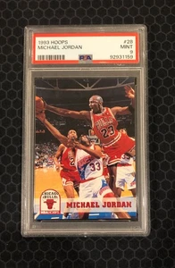 🏀 1993 Hoops Basketball #28 - Michael Jordan - PSA 9 - Chicago Bulls 🏀 - Picture 1 of 2