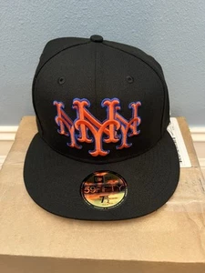 7 1/2 New York Mets John Geiger New Era 59Fifty Hat Lids MLB Misplaced Series - Picture 1 of 12