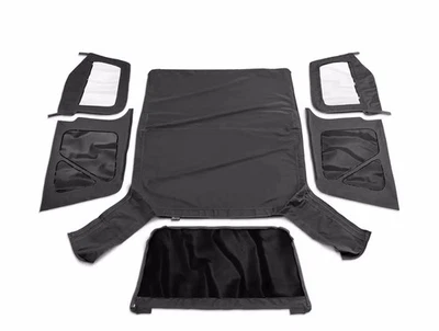 Rampage Black Diamond Replacement Soft Top for 97-06 Jeep Wrangler TJ 99535 - Image 1 of 4
