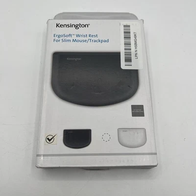 Kensington ErgoSoft Wrist Rest for Slim Mouse/Trackpad Black K52803WW - Image 1 of 3