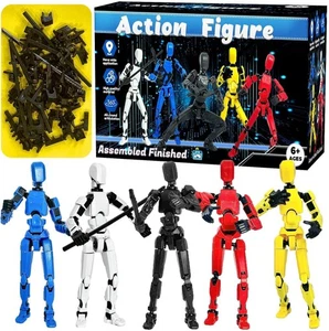 (Montage abgeschlossen) T13 Actionfiguren Set mit Box, 3D gedruckt 13 Roboter Titan 1 - Bild 1 von 6