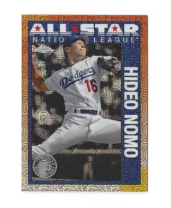 2025 Topps HIDEO NOMO 1990 Topps All-Star 35th Anniversary Silver Pack Chrome - Picture 1 of 2