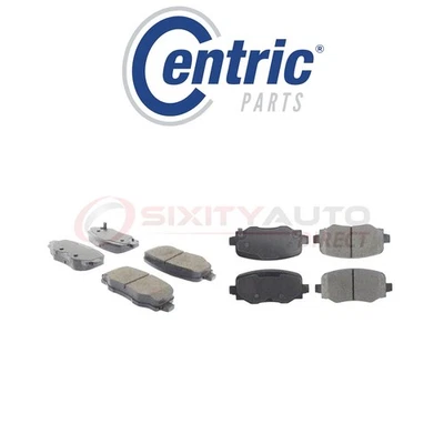Centric Ceramic Disc Brake Pads w Shims for 2016-2018 Fiat 500X 1.4L 2.4L L4 rq Foto 1 de 4