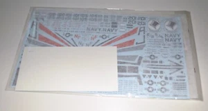 TAMIYA F-14A CABALLEROS NEGROS 60313 ⭐PIEZAS⭐ JUEGO DE CALCOMANÍAS + ETIQUETAS RBF 1/32 - Imagen 1 de 3