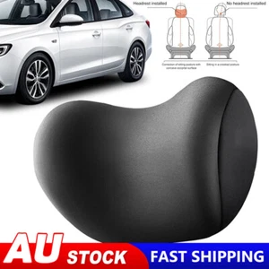 Car Seat Headrest Pillow Memory Foam Breathable Neck Support Cushion Pad Soft AU - Picture 1 of 13