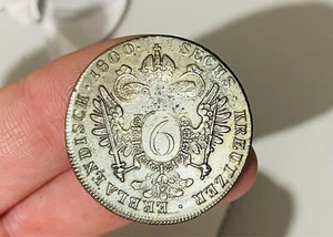 Österreich 6 Kreuzer 1800 C Franz II - Picture 1 of 2