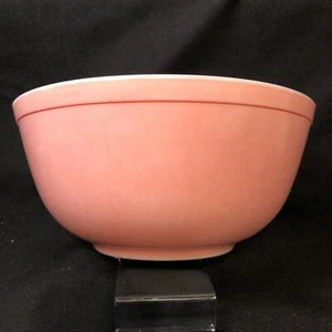 Vintage PYREX #403 Nesting Mixing Bowl Flamingo Pink 2 1/2 Quart - Picture 1 of 14
