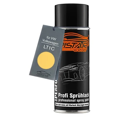 Autolack Spraydose für VW Volkswagen LT1C Inkagelb Basislack Sprühdose 400ml - Bild 1 von 4