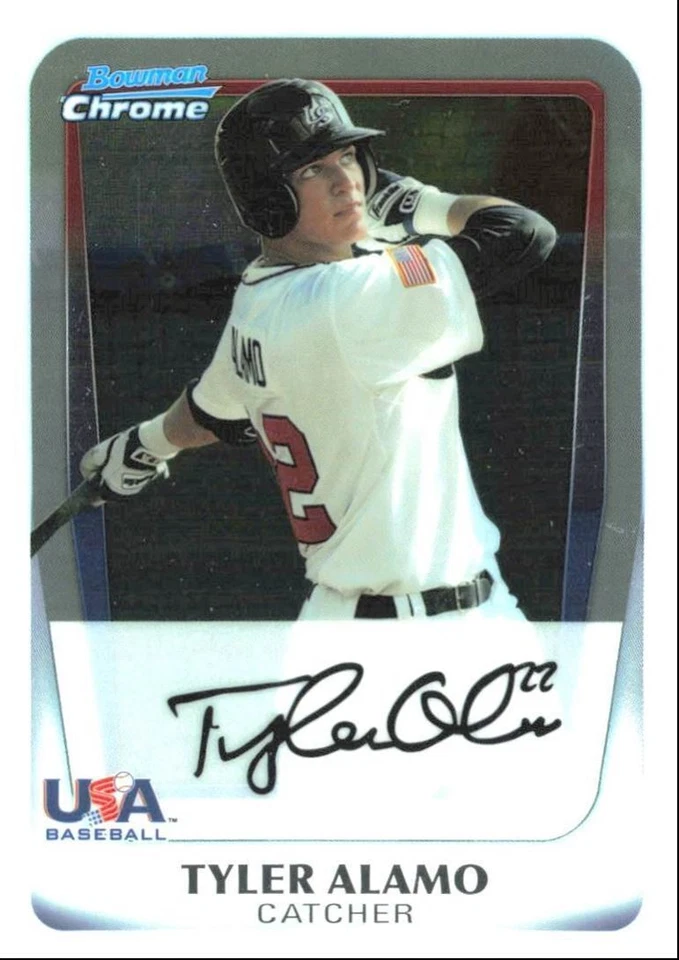 2011 Bowman Draft Picks & Prospects Chrome Tyler Alamo USA #BDPP92 - Image 1 of 2