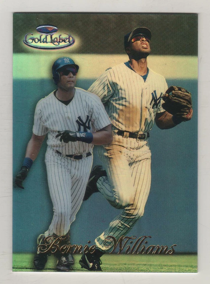 1998 Topps Gold Label Class 1 Black #76 Bernie Williams New York Yankees BV$6 - Image 1 of 1