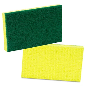 Scotch-Brite Medium-Duty Scrubbing Sponge 3 1/2 x 6 1/4 10/Pack 74CC - Picture 1 of 2
