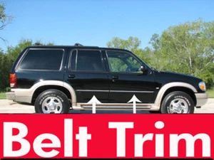 For ford EXPLORER CHROME SIDE BELT TRIM DOOR MOLDING 95 96 97 98 99 00 01 - Picture 1 of 1