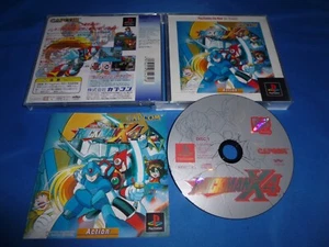 Rockman Megaman X4 PlayStation 1 PS1 Japanese Import CIB US Seller (FREE SHIP) - Picture 1 of 1