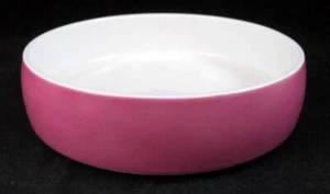 Block CHROMATICS RED/LAVENDER Cereal Bowl Color series #40042 LIGHT USE - Picture 1 of 1