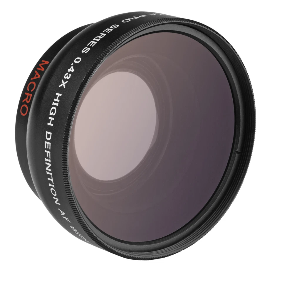 Opteka 0.43x Wide Angle Macro Lens for Sony FE 50mm f/2.8 Macro, FE 35mm f/1.8 - Image 1 of 4